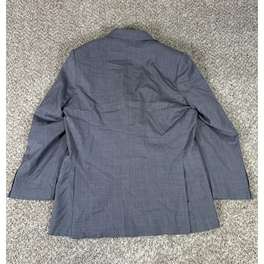 Jos A Bank Blazer Mens 40 Regular Gray Tailored Fit Wool‎ Blend brrr